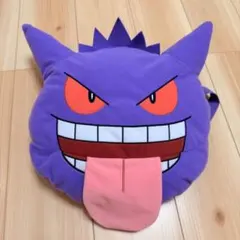 【新品】ポケットモンスター　顔型ぬいぐるみリュック　ゲンガー　舌出しv