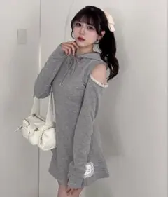 スウェットパーカーワンピース❤︎新品！