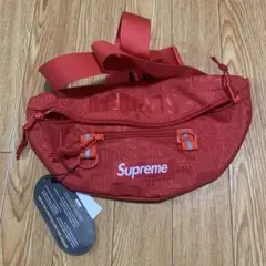 Supreme ウエストバッグ レッド CORDURA