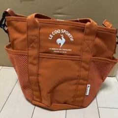 新品　ルコックスポルティフ ネゼル オレンジ　バケツ型2WAY 消臭抗菌 トート