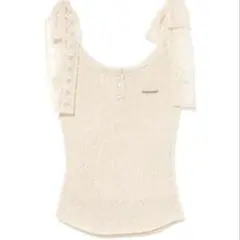 Andmary Angie ribbon tank PINK - メルカリ