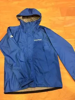 美品⭐︎モンベル レインハイカー ジャケット S 防水 軽量 登山 ブルー 