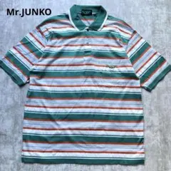 상태좋음 Mr.JUNKO GOLF 레트로 국경 폴로 셔츠 L 골프