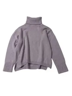 e241☆23区オンワード樫山ラベンダータートルネックニット 38