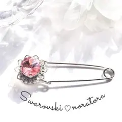 ブローチピン　ブローチ　スワロフスキー ショールピン　ストールピン　キラキラ