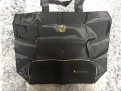 Aquascutum ブラック トートバッグ 折り畳み