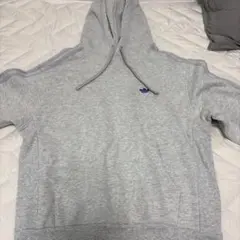 adidas グレー フード付きスウェットパーカー