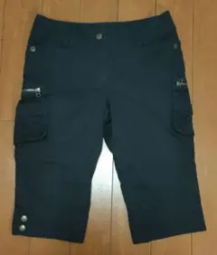 超美品Vicino a Lei ヴィチーノ・ア・レイ黒　 カーゴショートパンツ