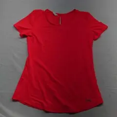 ?アンダーアーマー ヒートギア Tシャツ レッド系 レディース M