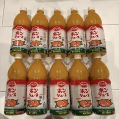 ポンジュース オレンジ800ml 10本セットのサムネイル