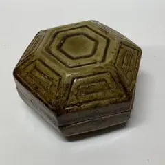 未使用 香合 味楽 高取焼 共箱 茶道具 茶の湯 美品