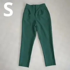 【美品】GU グリーン カジュアルパンツのサムネイル