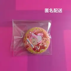 【新品未使用】おジャ魔女どれみ　刺繍缶バッジビスケット　春風ぽっぷ