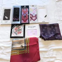 【新品有り】ハンカチ+スカーフ　DAKS　INDIVI　PierreCardin