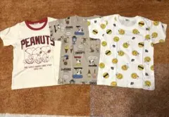 スヌーピー・コストコ　PEANUTS Tシャツ3枚セット