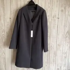 新品タグ付き未使用　YAMADAYA　soeur 7ネイビー ウールコート soeur7（レディースコート、ジャケット） | ファッション の