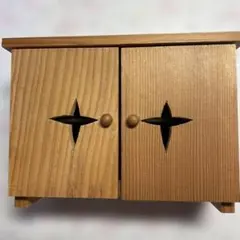 【お値下げ中】ミニチュアカントリー雑貨★ルーシーコレクション★レトロ 木製小物入