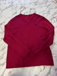 バーバリーブラックレーベル肩チェックロンT