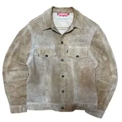 60s Levi's 3rd スウェード レザージャケット ビッグE