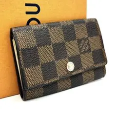 美品 60 ルイヴィトン 三つ折り財布 二つ折り Wホック財布 cr6 - メルカリ