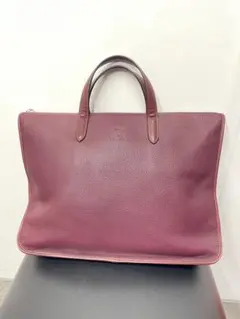 ⭐︎LOEWEトレド アナグラム ブリーフケースレザー ボルドー メンズ ⭐︎のサムネイル