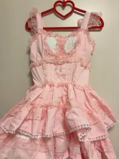 ロリータ ジャンスカ ピンク 甘ロリ 【シュガーガール】 - メルカリ