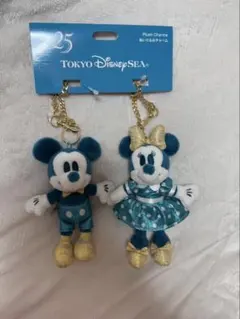 東京ディズニーシー ミッキー・ミニー プラッシュチャーム