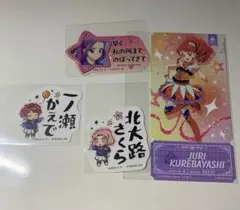 アイカツ モバイルステッカー チケコレ 美月 かえで さくら