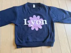 キッズ トレーナー ネイビー Lyon 花柄のサムネイル