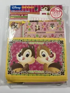 平成レトロ ディズニー チップとデール レターセット レア 当時物