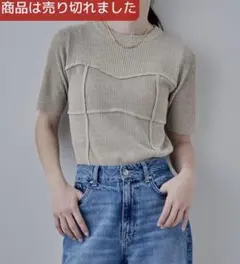 半袖　ニットのサムネイル