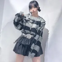 VOLCAN& APHRODITE ボーダースターグランジニット