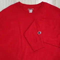 Champion チャンピオン ロンT Lサイズ 赤