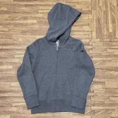 b.ROOM STANDARD キッズ ジップアップパーカー グレー 120