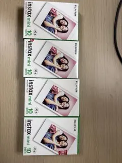 FUJIFILM instax mini インスタントフィルム 4パック