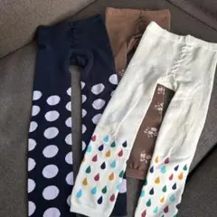 【110-120】【女児ニットスパッツ】breeze スパッツ　3枚セット