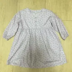 Samansa Mos2 Lagom 花柄 七分袖ワンピース