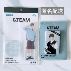 &TEAM エンティーム HARUA ハルア アクリルスタンド＆缶バッジセット