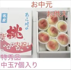 15.実はお値打ち☆秀品2キロ箱❗️ 中玉★桃パパ★【送料無料】あら川ブランド桃