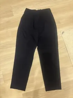 ZARA ネイビー ハイウエスト スラックス ネイビー
