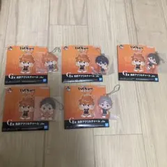 ハイキュー‼︎一番くじ烏野高校 アクリルキーホルダー 5個セット