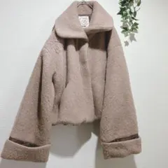 ムートン フリースジャケット