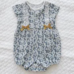 花柄ロンパース ワンピース