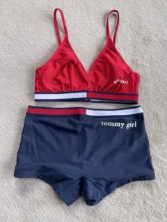 tommy girl セパレート水着 ビキニ　上M 下Lのサムネイル