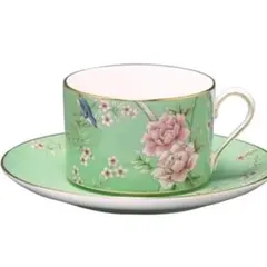 クイーンズガーデン ティーコーヒーカップ&ソーサー　ナルミ　NARUMI　花柄