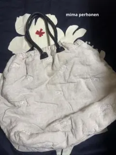 mina perhonen choucho 蝶々刺繍 ボストンバッグ 皆川明 - メルカリ