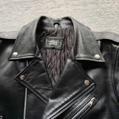 HORN WORKS ダブルライダースジャケット ブラック