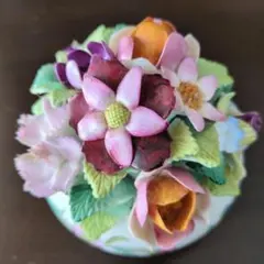 エインズレイAYNSLEY陶花 ハワードスプレイ フッテドボウルフラワー