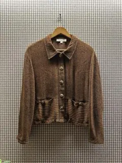 90s see-through shirt blouson