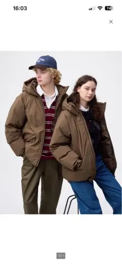 GU ウォームパデッドパーカ